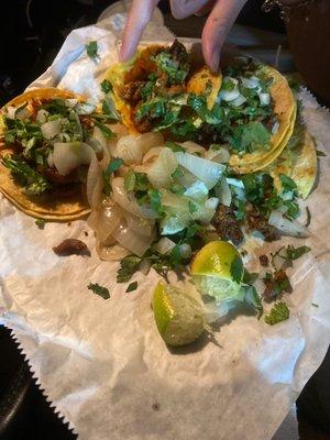 Tacos campechanos,fajita and trompo!!!!