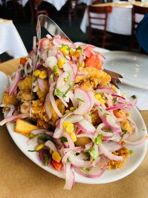 Jalea ( Fried sea food ) Peruvian Dish