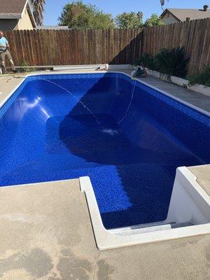 Brand new pool liner