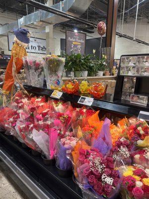 The flower section