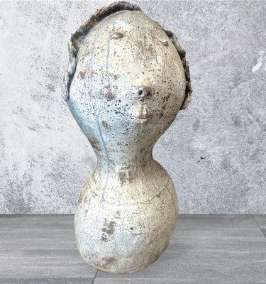 hand made ceramic bust