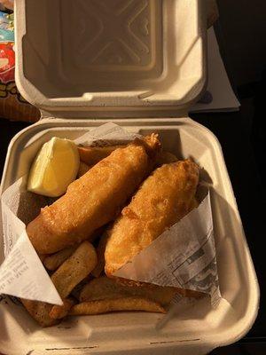 A proper fish and chips!