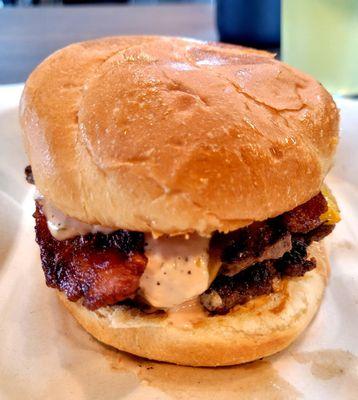 Bacon smash burger!