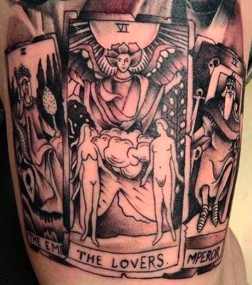 Tarot tattoo.