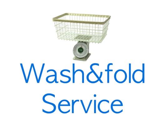 Wash and Fold Service available