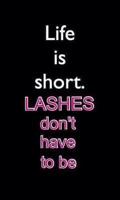 Stop in before  your party to get temporary  lashe on...