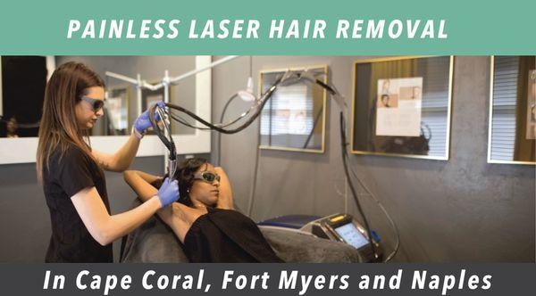 Painless laser hair removal in Fort Myers, Naples, and Cape Coral