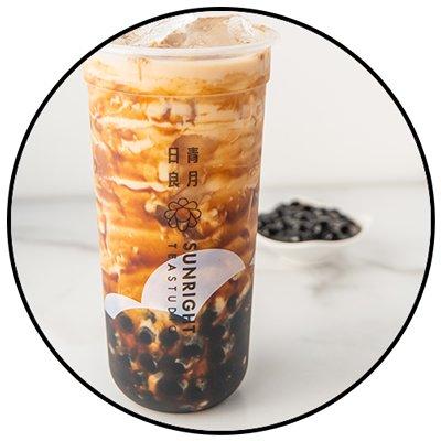 Sunright boba milk tea