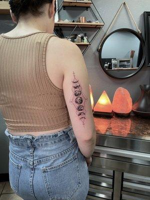 Moon tattoo