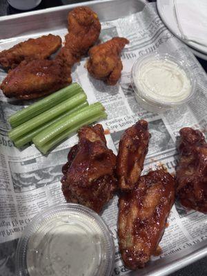 BBQ and Buffalo wings!