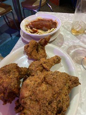 Fresh and Hot Fried Chicken! A must try!