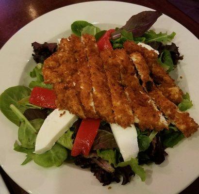 Parmesan Crusted Chicken salad, dry