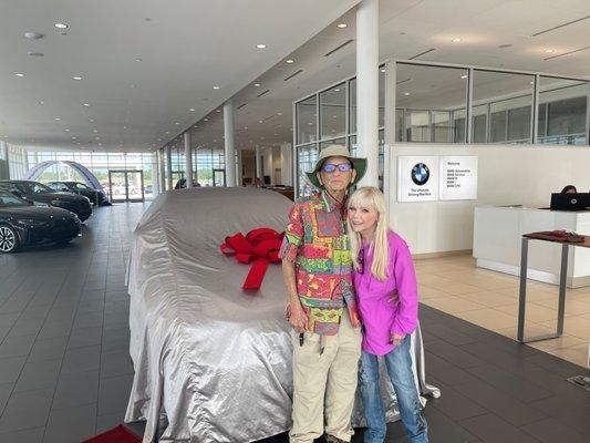 The Red Bow Experience at Galleria BMW