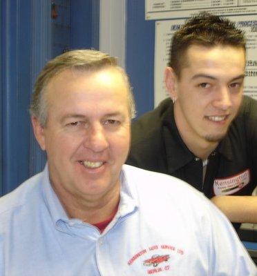 Left: Owner, Lenny Tubbs. Right: Owners son, Justin Tubbs.