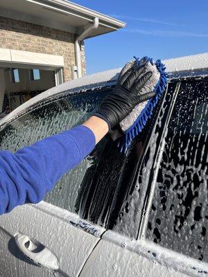 We scrub every bit of dirt off of your car!