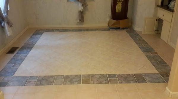 We cleaning tile & grout.