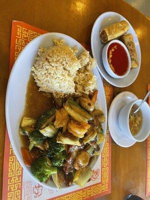 Happy Family, lunch plate.