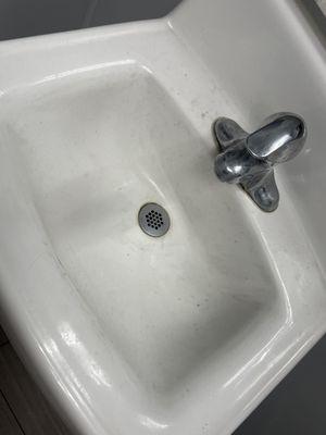 Dirty bathroom sink