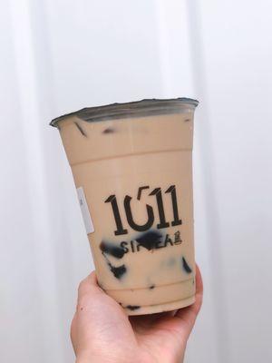 C3. Grass Jelly Milk Tea