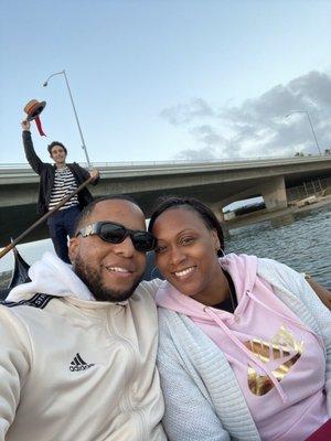 My wife and I and Jonah(Gondolier)