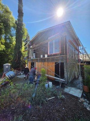 Second story ADU on existing garage