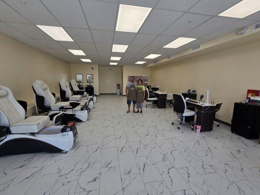 Inside pic of Salon