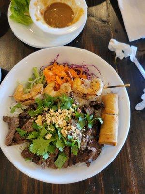 Shrimp and beef vermicelli