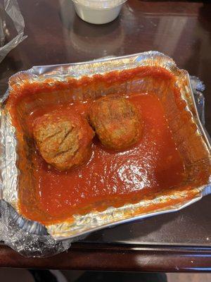 Meatballs not made from scratch frozen and canned sauce