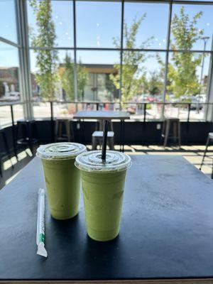 Green Mango + Green Pineapple Smoothies