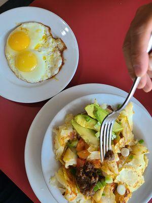 Tex Mex Potatoes 2 Eggs Any Style