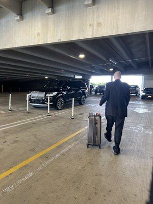 Michael was well dressed and helped us to his gorgeous SUV.