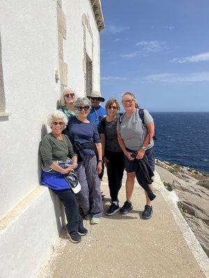 Paros Lighthouse, a fantastic view followed by a swim.