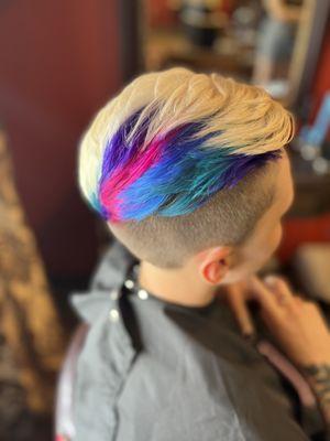 Platinum and rainbow