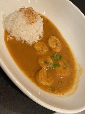 Jamaican curry shrimp