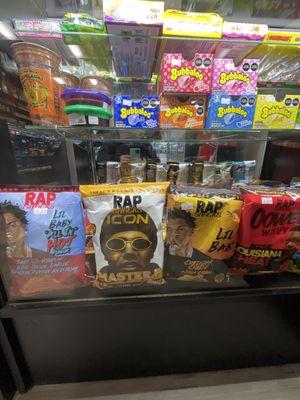 Rap Snacks and Mexican Snacks fully stocked!