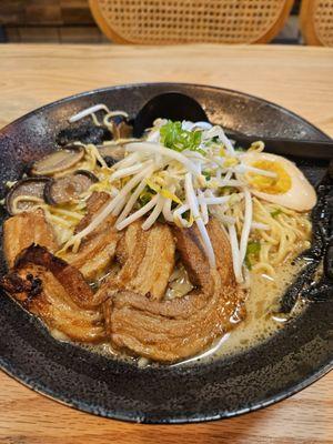 Garlic Truffle Ramen with pork