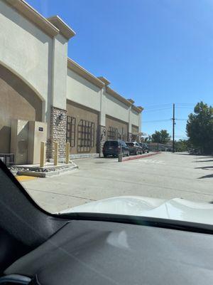 Drive thru pharmacy line.