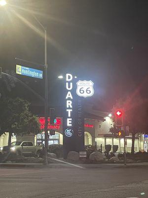 Was Right in front of this Route66 sign at a red light stop, 05/04/24