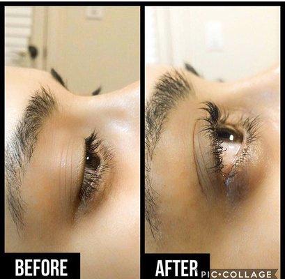 Eyelash lift