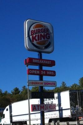 Bridgewater Burger King -- Route 24 Southbound, Bridgewater