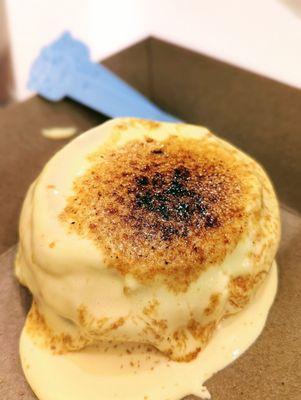 Creme brulee souffle cake - so fluffy and yummy