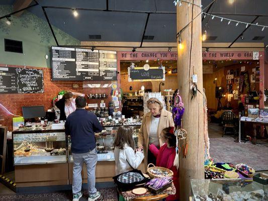 Counter area at Soulfood Coffeehouse