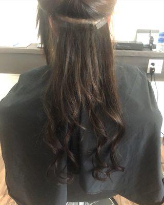 Tape in extensions