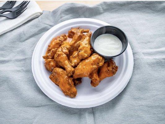 Garlic Buffalo Wings!