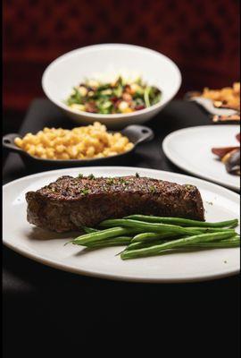 Prime steaks and other delectable dishes.