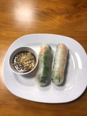 Shrimp spring rolls