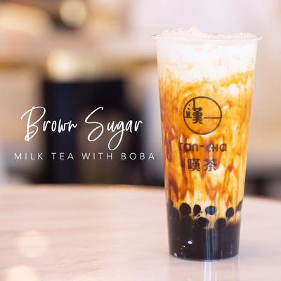 Brown Sugar Latte with Boba