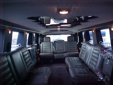 14 passenger Hummer Interior