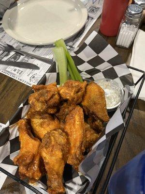 Hot Salt and Vinegar Wings - February special. Tasted like a classic, crisp hot wing