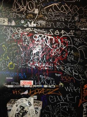 Get your graffiti on in the bathroom! DNF: $20 cc min!